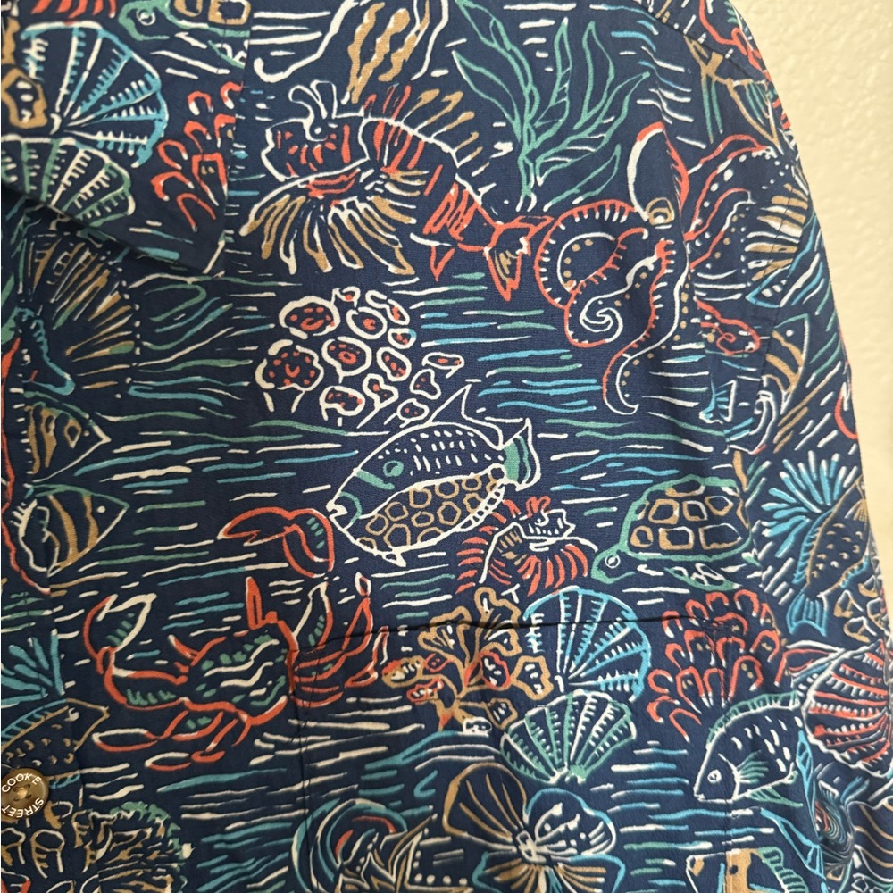 Hawaiian Islands Men's Blue Shirt large cookie street - Picture 2 of 6